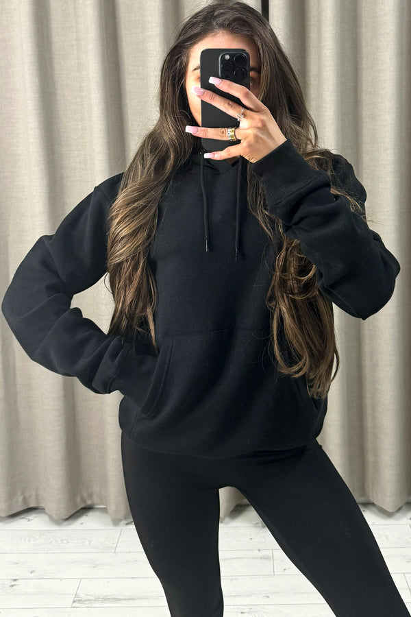 Canden Black Pull Over Hoodie